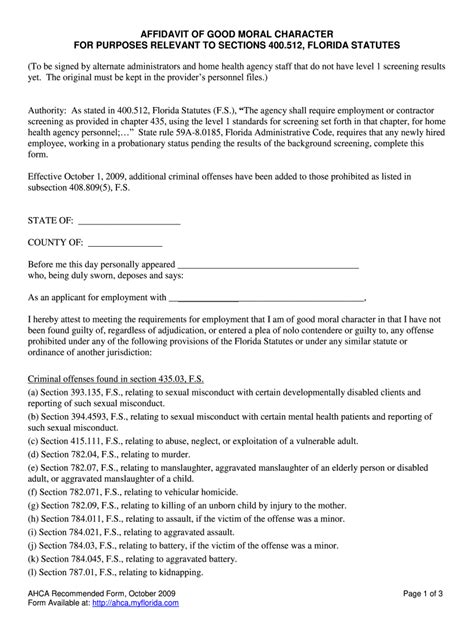 Affidavit Of Good Moral Character 2020 Fill And Sign Printable Template Online Us Legal Forms