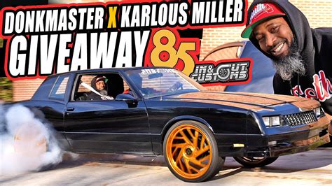 DONKMASTER MADE KARLOUS MILLER S GIVEAWAY CAR TOO FAST Black Blurry