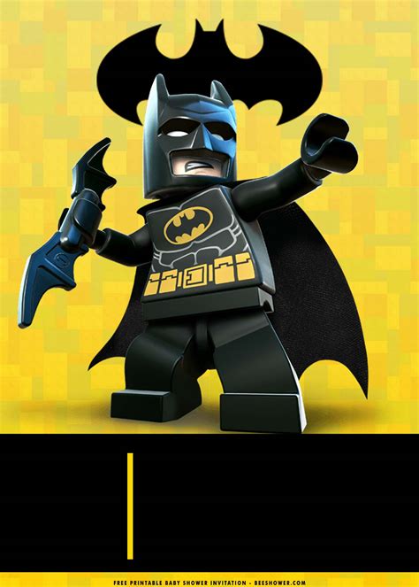 Free Printable Lego Batman Birthday Invitations Free Printable Templates