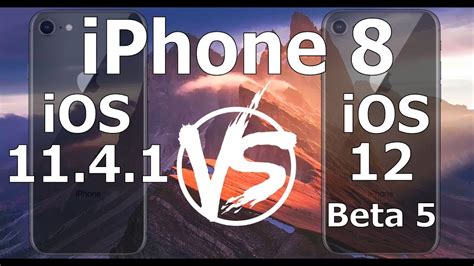 Speed Test Iphone 8 Ios 12 Beta 5 Vs Ios 1141 Ios 12 Public Beta