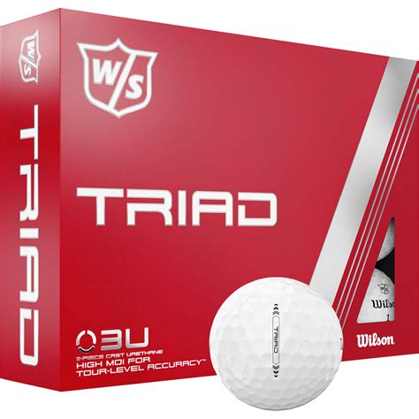 Wilson Triad Golfb Lle Er Pack Wei Hier G Nstig Kaufen