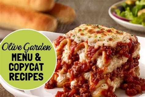 Complete Guide To The Olive Garden Menu And Copycat Recipes The Three Snackateers