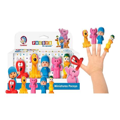 Turma Do Pocoyo Miniaturas Dedoche Bonecos Cardoso Toys Shopee Brasil