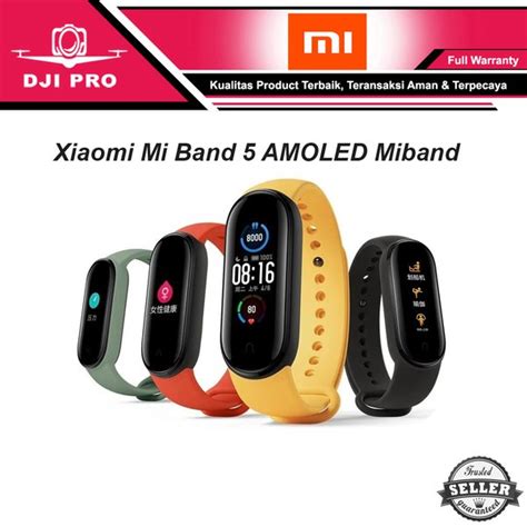 Jual Mi Band Smart Watch Smart Band Amoled Display Jam Pintar