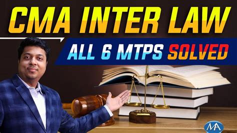 Cma Inter Law And Ethics Mtps Solved How To Write Cma Inter Law And