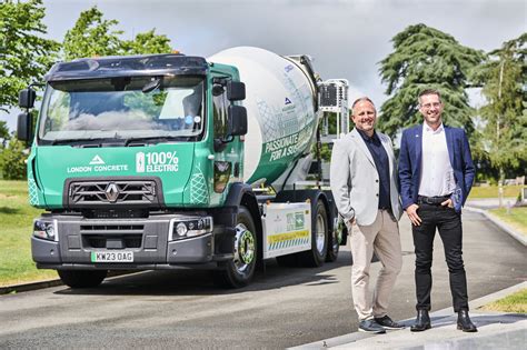 Aggregate Ind Launch Londons First Electric Mixer Bulk Tipper