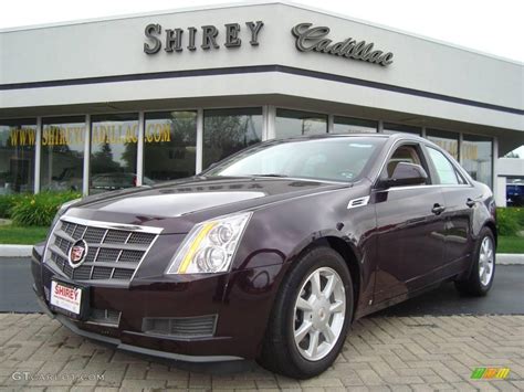 2009 Black Cherry Cadillac Cts 4 Awd Sedan 11975046 Photo 11