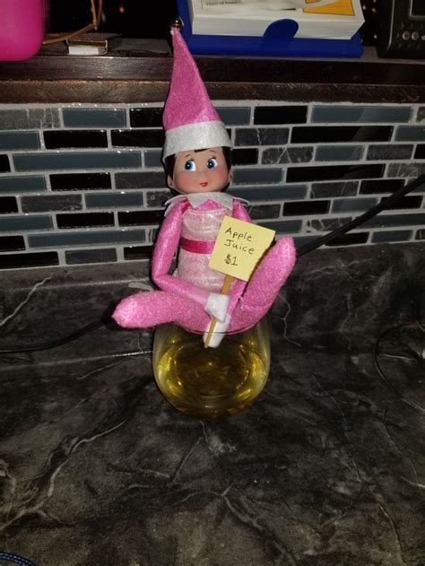 Elf On The Shelf Pee Apple Juice