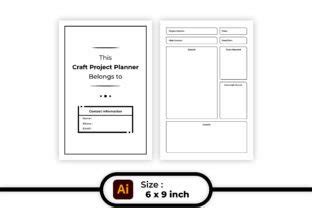 Craft Project Planner Kdp Interior Graphic By Srempire Creative Fabrica