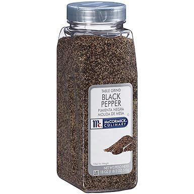 Amazon McCormick Culinary Table Grind Black Pepper 18 Oz One