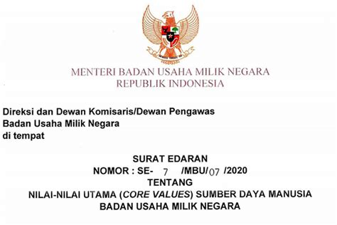 Download Akhlak Bumn Pdf Core Values Nilai Nilai Utama Sdm Badan Usaha Milik Negara Penting