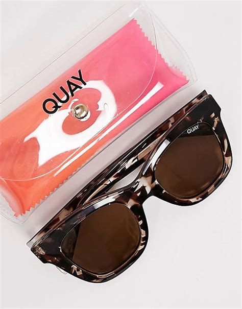 Quay Australia Womens After Hours Oversized Square Sunglasses Asos