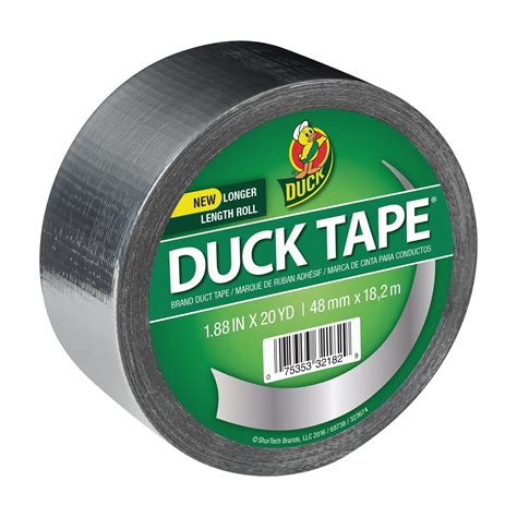 Duck Brand Color Duct Tape 1 88 Inches X 20 Yards Chrome Walmart