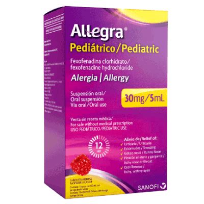 ALLEGRA PEDIATRICO JARABE 30MG 5 Edu Svet Gob Gt