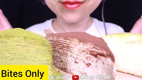 Bites Only Crepe Cake Abbey Asmr Youtube