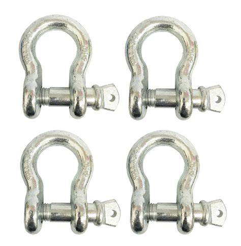 X Super Strong Anchor Shackle W Galvanized Screw Pin Ton