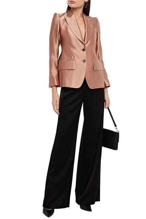 TOM FORD Duchesse Silk Satin Blazer THE OUTNET