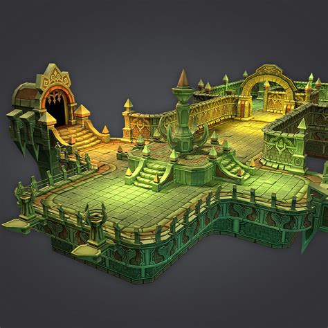 3D model Cloudy Dungeon VR / AR / low-poly | CGTrader