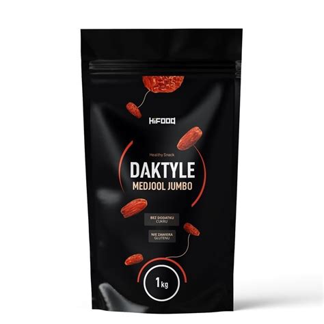 DAKTYLE MEDJOOL JUMBO 500g Królewskie Duże Daktyle HiFOOD PREMIUM