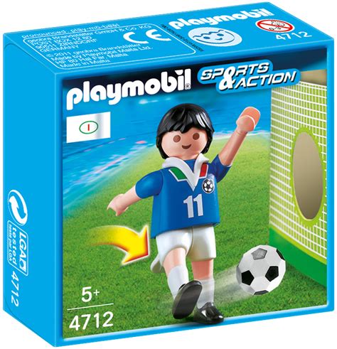 Playmobil Sports Action Pas Cher Joueur De Football D Italie