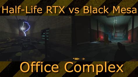 Half Life Rtx Vs Black Mesa Office Complex Youtube