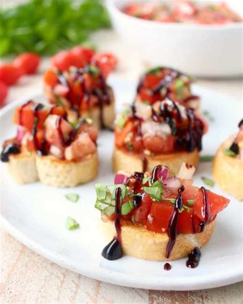 Tomato Basil Bruschetta Recipe