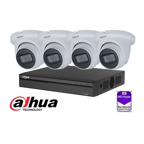 Dahua 4 Channel Lite Series CCTV Security Kit 4 Channel 4K NVR 1 To