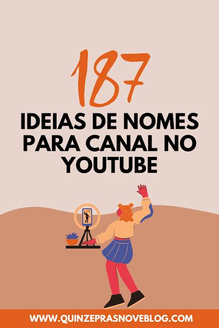 Nomes Para Canal No Youtube