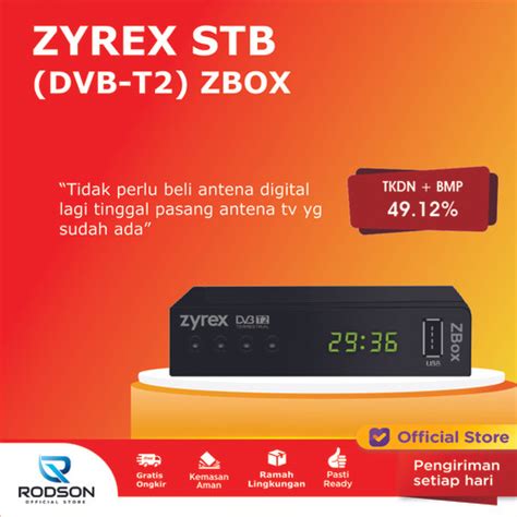 Jual Set Top Box TV Digital Zyrex ZBOX1 Jakarta Barat RODSON