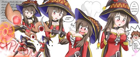 Konosuba Megumin Explosion By Tetokasane 04 On Deviantart