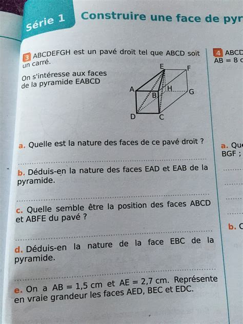 Bonjour Aidez Moi Svp Cest Pour Demain Cest Des Maths Et Je Suis En