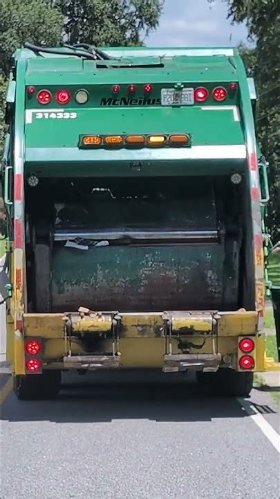 Waste Management Mack Mru Mcneilus Extra Compaction Rear Loader Youtube