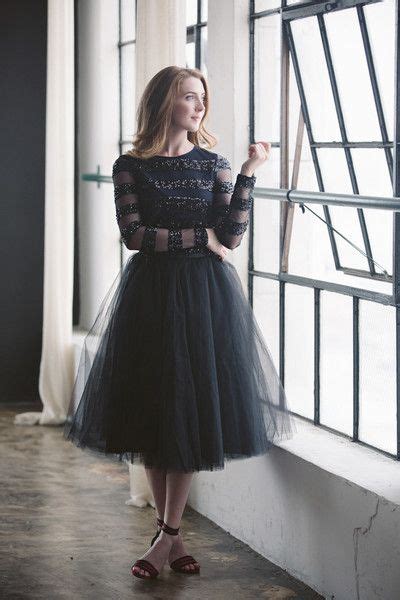 The Wendy Black 30 Length Space 46 Tulle Skirt Dress Soiree