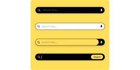 type  search field ui design figma