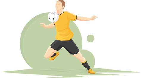 Man With Ball Playing Handball Royalty Free Vector Image