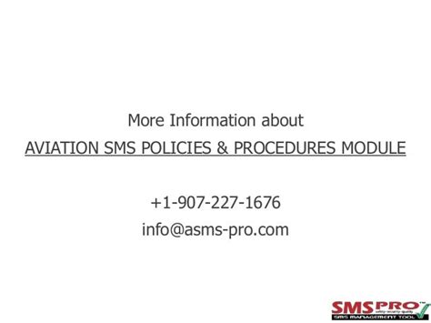 Policies And Procedures Aviation Sms Software For Airlines And Airpor