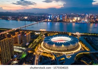 Aerial View Hangzhou Skyline Stock Photo 1575504025 | Shutterstock