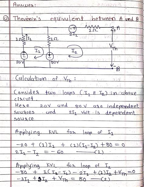 Thevenin Equivalent Circuit Diagram