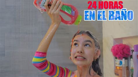 24 HORAS EN EL BAÑO NUEVO DE MI HABITACION TV Ana Emilia YouTube