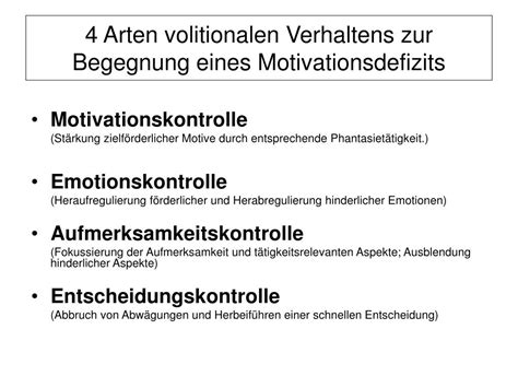 Ppt Das Kompensationsmodell Der Motivation Und Volition Als Basis F R