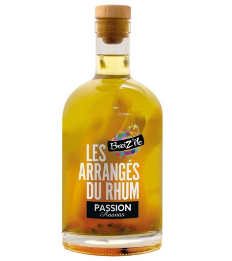 rhum arrangé Les Arrangés du Rhum Passion Ananas BreiZ île