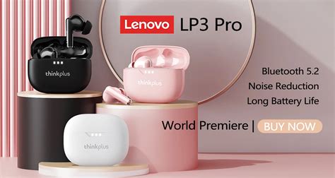 Lenovo lp3 pro tws audífonos bluetooth inalámbricos auriculares hifi