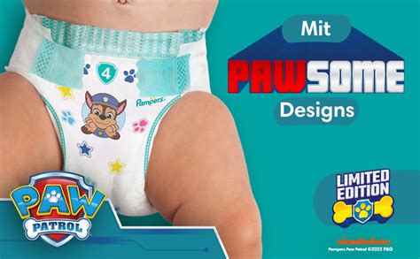 Pampers Paw Patrol Baby Dry Windeln Gr E Kg Kg Limited