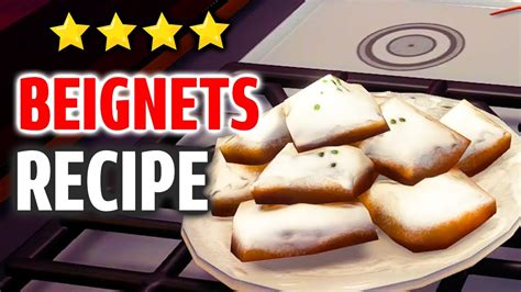 How To Make Beignets Recipe Dreamlight Valley ⭐⭐⭐⭐ Meal Youtube