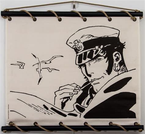 Hugo Pratt Corto Maltese Conseils Panneau D Coratif Mural En Lin