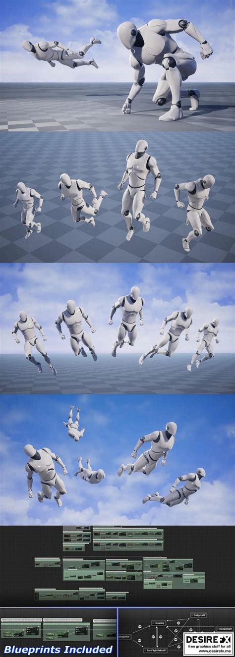 Desire Fx D Models Unreal Engine Dynamic Flight With Blueprints V