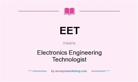 Eet Electronics Engineering Technologist In Undefined By