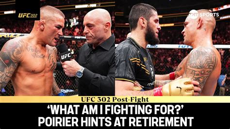 This Could Be It Honestly Dustin Poirier Hints Retirement After