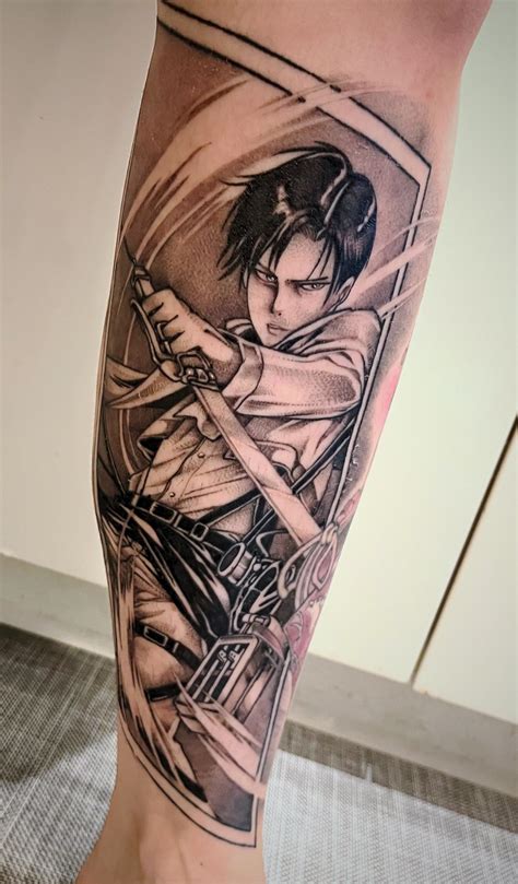 Tatuagem Nome Levi Librain