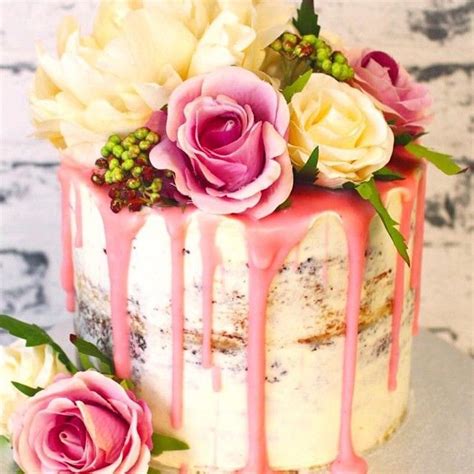 Latest 2016 Wedding Cake Trend Color Drip Cakes Arabia Weddings